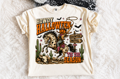 Howdy Halloween PNG, Western Cowboy Pumpkin PNG Product Image 4