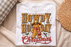 Howdy Holiday Christmas Ginger PNG - Cowboy Shirt Art Product Image 2