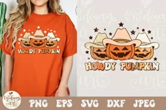 Howdy Pumpkin SVG PNG, fall png Sublimation File for Shirt Product Image 2