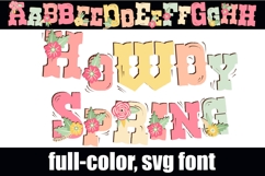 Howdy Spring Color Font Product Image 1