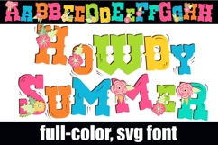 Howdy Summer Color Font Product Image 1