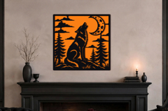 Howling Wolf Halloween SVG Product Image 2