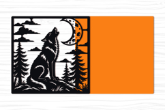 Howling Wolf Halloween SVG Product Image 3