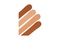 Diversity skin tone hands abstract vector illustration in wa Product Image 1
