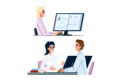 diversity hr manager woman vector Product Image 1