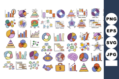 Whimsical Hand Drawn Business Infographics Set Product Image 1