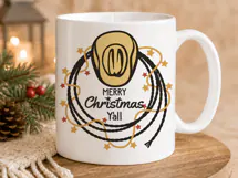 Western Christmas SVG | Cowboy Hat Merry Christmas Y’all Product Image 5