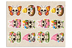 Spring. Print &amp; Cut Stickers PNG Product Image 2