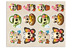 Spring. Print &amp; Cut Stickers PNG Product Image 2