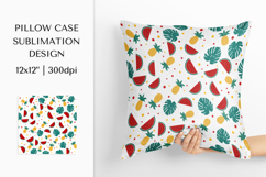Summer Tropical Pillow Case Sublimation Design PNG HSP001 Product Image 1