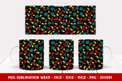 Tropical Mug Sublimation Design. Summer Coffee Mug Wrap 002 Product Image 1