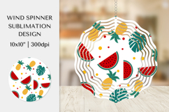 Tropical Wind Spinner Sublimation Design. Summer Spinner 09 Product Image 1
