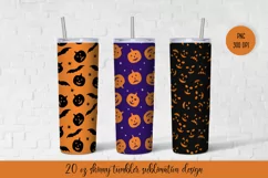 Halloween Tumbler Sublimation Wrap. Vol.2 Tumbler Design Product Image 1