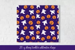 Halloween Tumbler Sublimation Wrap. Vol.3 Tumbler Design Product Image 4
