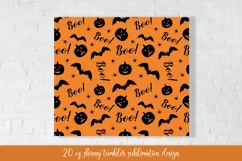 Halloween Tumbler Sublimation Wrap. Vol.3 Tumbler Design Product Image 3