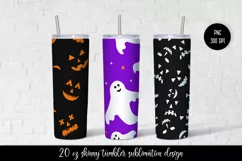 Halloween Tumbler Sublimation Wrap. Vol.4 Tumbler Design Product Image 1