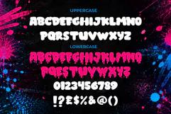 Hexitags Webfont Dripping Graffiti Display Font | Bold Urban Product Image 2