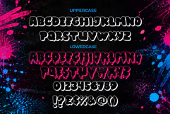 Hexitags | Dripping Graffiti Font Product Image 3