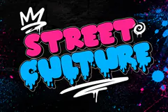 Hexitags | Dripping Graffiti Font Product Image 4