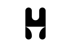 HU UH logo design Product Image 1