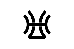 HU UH logo design Product Image 1