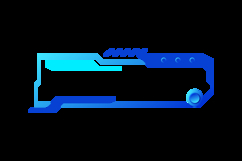 Hud gradient frame futuristic game element design Product Image 2