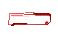 Hud gradient frame futuristic game element graphic Product Image 1