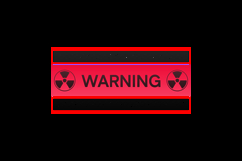 Hud interface element attention sign warning design Product Image 2