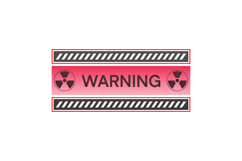 Hud interface element attention sign warning design Product Image 1