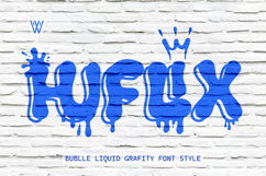 HUFLIX Playful Bubble Liquid Font Product Image 1