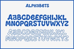 HUFLIX Playful Bubble Liquid Font Product Image 9