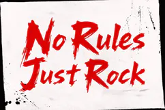 Hugels Bogers Rock Metal Brush Display Font Product Image 7