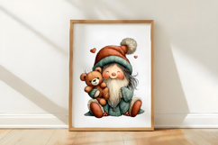 Huggable Teddy Gnome Clipart Product Image 3