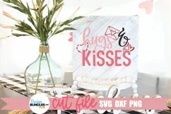 Cute Valentine SVG shown on a wood sign