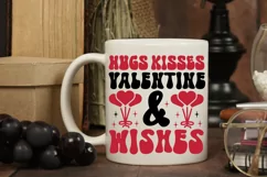 Hugs And Kisses SVG, Valentine's Day SVG Design Product Image 3