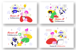10 Human AI Collaboration Illustration Product Image 2