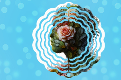 Human figure with flowers and grass Product Image 3