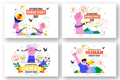 10 International Human Rights Day Illustration Product Image 3