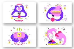 6 Human Solidarity Day Illustration Product Image 2