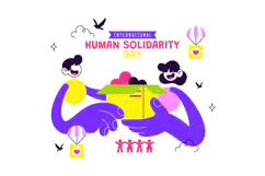 6 Human Solidarity Day Illustration Product Image 3