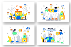 10 World Humanitarian Day Illustration Product Image 2