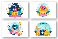 10 World Humanitarian Day Illustration Product Image 3