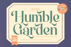 Humble Garden - New Elegant Serif Font Product Image 1
