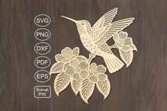 Hummingbird bird lasercut, laser cut ornament or keychain Product Image 3
