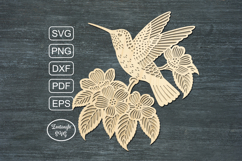 Hummingbird bird lasercut, laser cut ornament or keychain Product Image 5