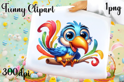 Watercolor hummingbird bird clipart, hand drawn Product Image 1