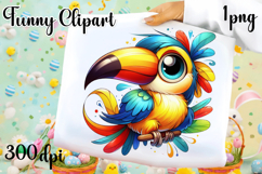 Watercolor hummingbird bird clipart, hand drawn Product Image 1