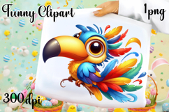 Watercolor hummingbird bird clipart, hand drawn Product Image 1