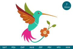 Humming Bird Machine Embroidery Product Image 1