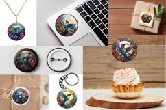 Hummingbird Stained Glass Sublimation Bundle Product Image 2